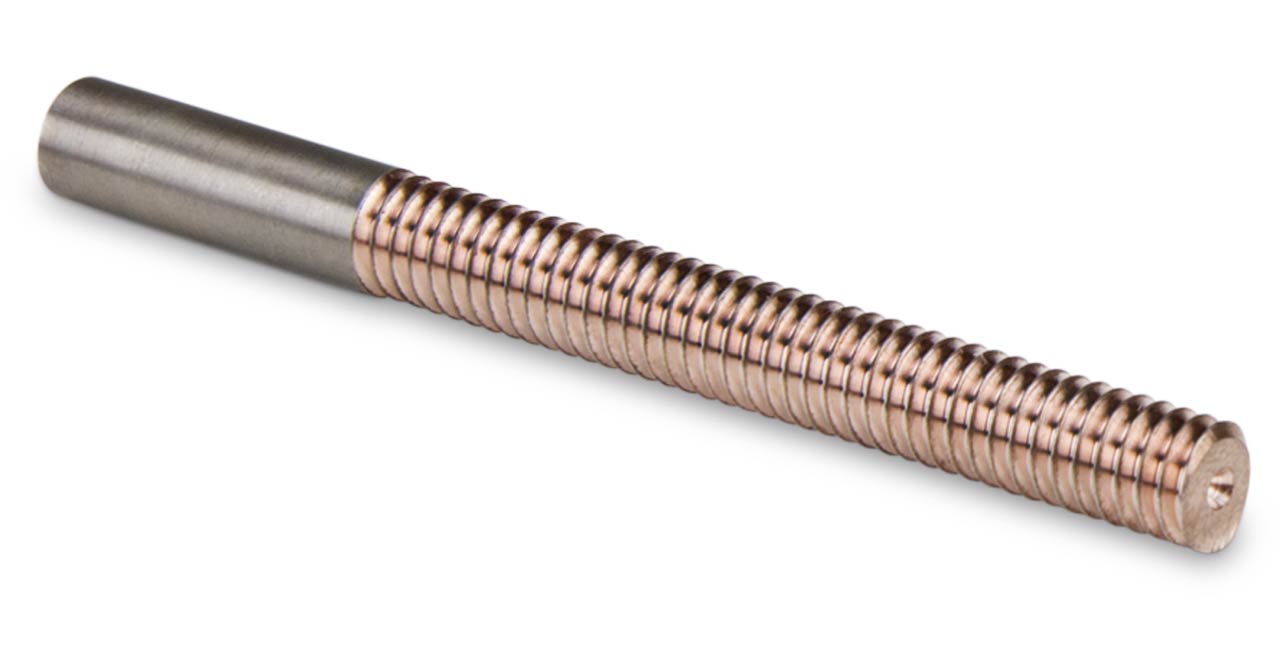 Tungsten Copper Threaded Pin Electrodes